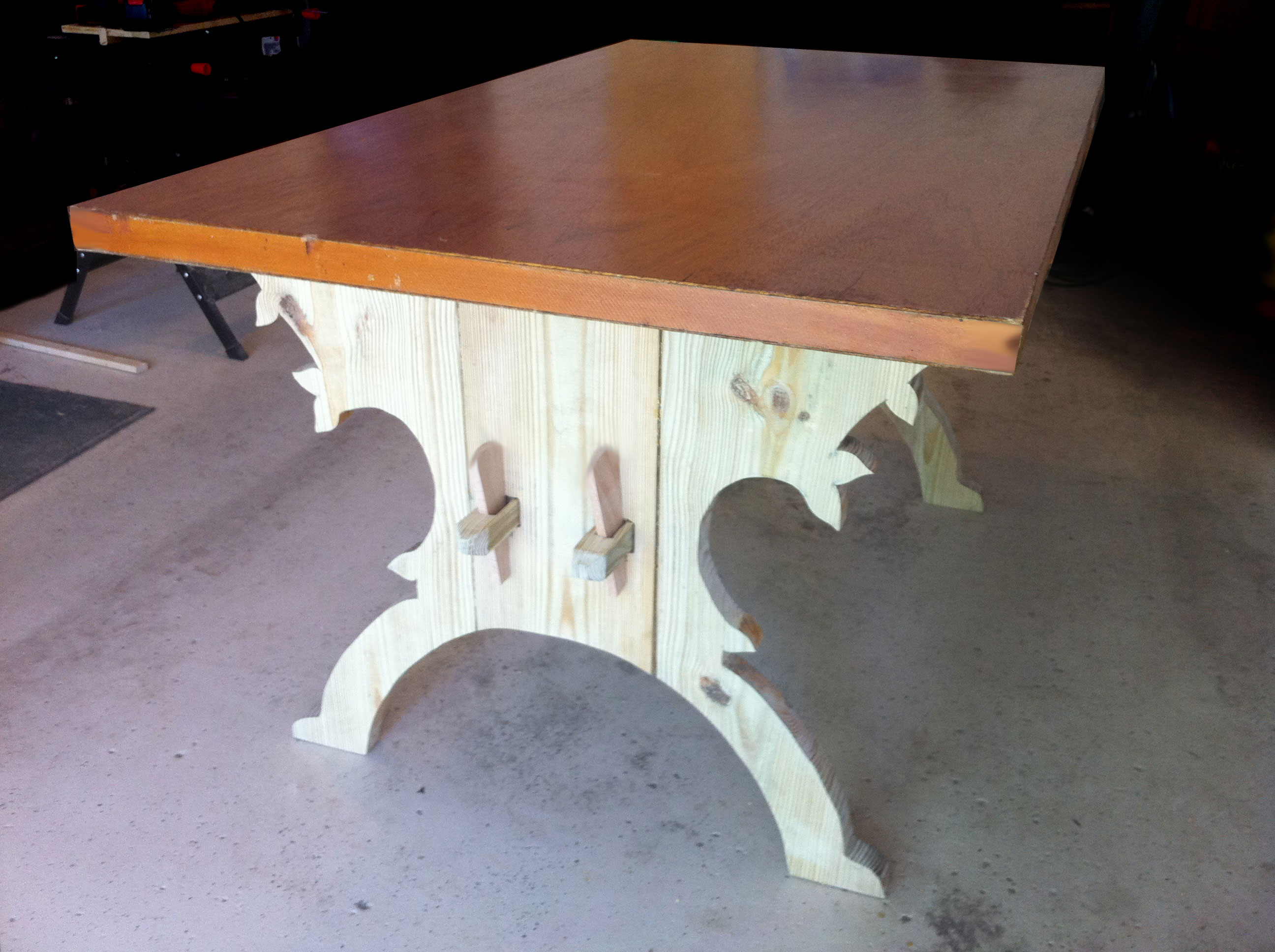 A Trestle Table For Under 35 How I Built A 15th Century Style
